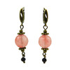 Earrings &quot;Rose Riddle&quot; Chalcedony