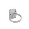 Verdite ring, silver