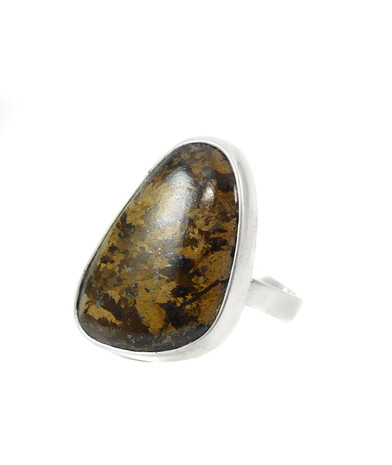 Ring Dendritic Opal, silver