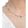 Necklace &quot;Crystalia&quot; Pearls, Rock crystal