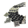 Necklace &quot;Carmenta&quot; Hematite, Shungite imitation