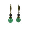 Earrings &quot;Magic of the forest&quot; Jasper