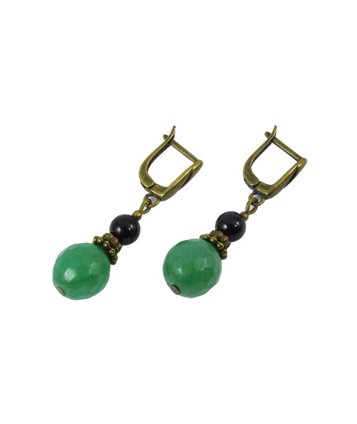 Earrings "Magic of the forest" Jasper