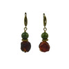 Earrings &quot;Magic of the forest&quot; Jasper