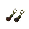 Earrings &quot;Magic of the forest&quot; Jasper