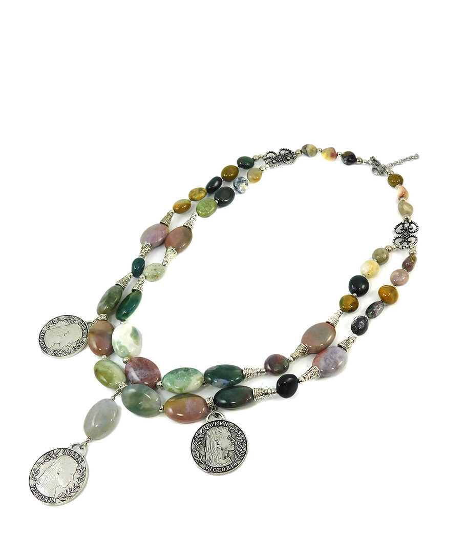 Necklace "Magic of the Forest" Jasper