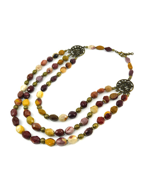 Necklace "Magic of the Forest" Jasper