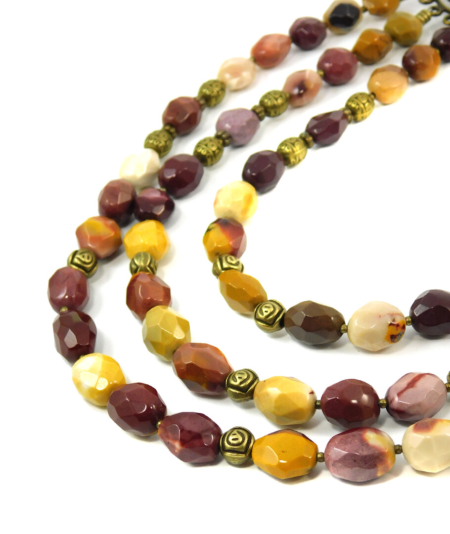 Necklace "Magic of the Forest" Jasper