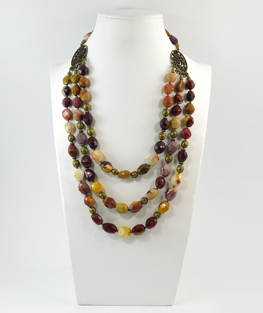 Necklace "Magic of the Forest" Jasper