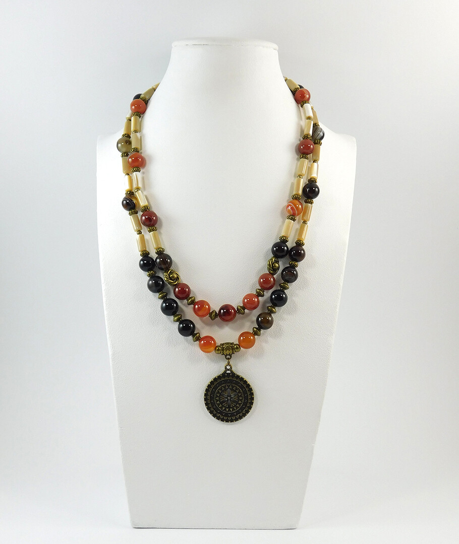 Necklace "Magic of the Forest" Jasper