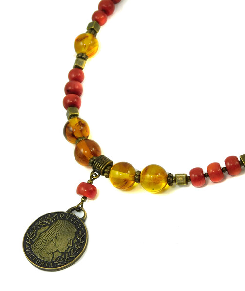 Necklace "Magic of the Forest" Jasper