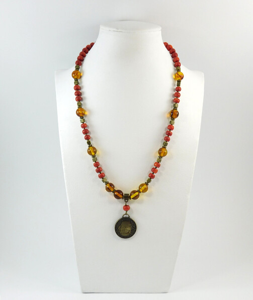 Necklace "Magic of the Forest" Jasper