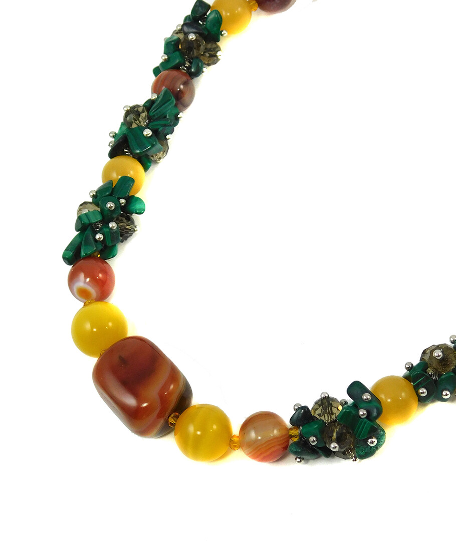 Necklace "Magic of the Forest" Jasper