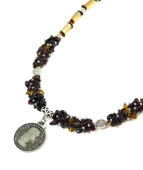 Necklace "Magic of the Forest" Jasper