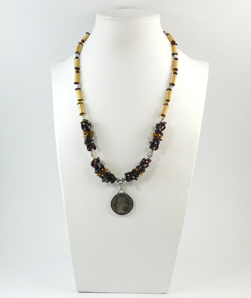 Necklace "Magic of the Forest" Jasper