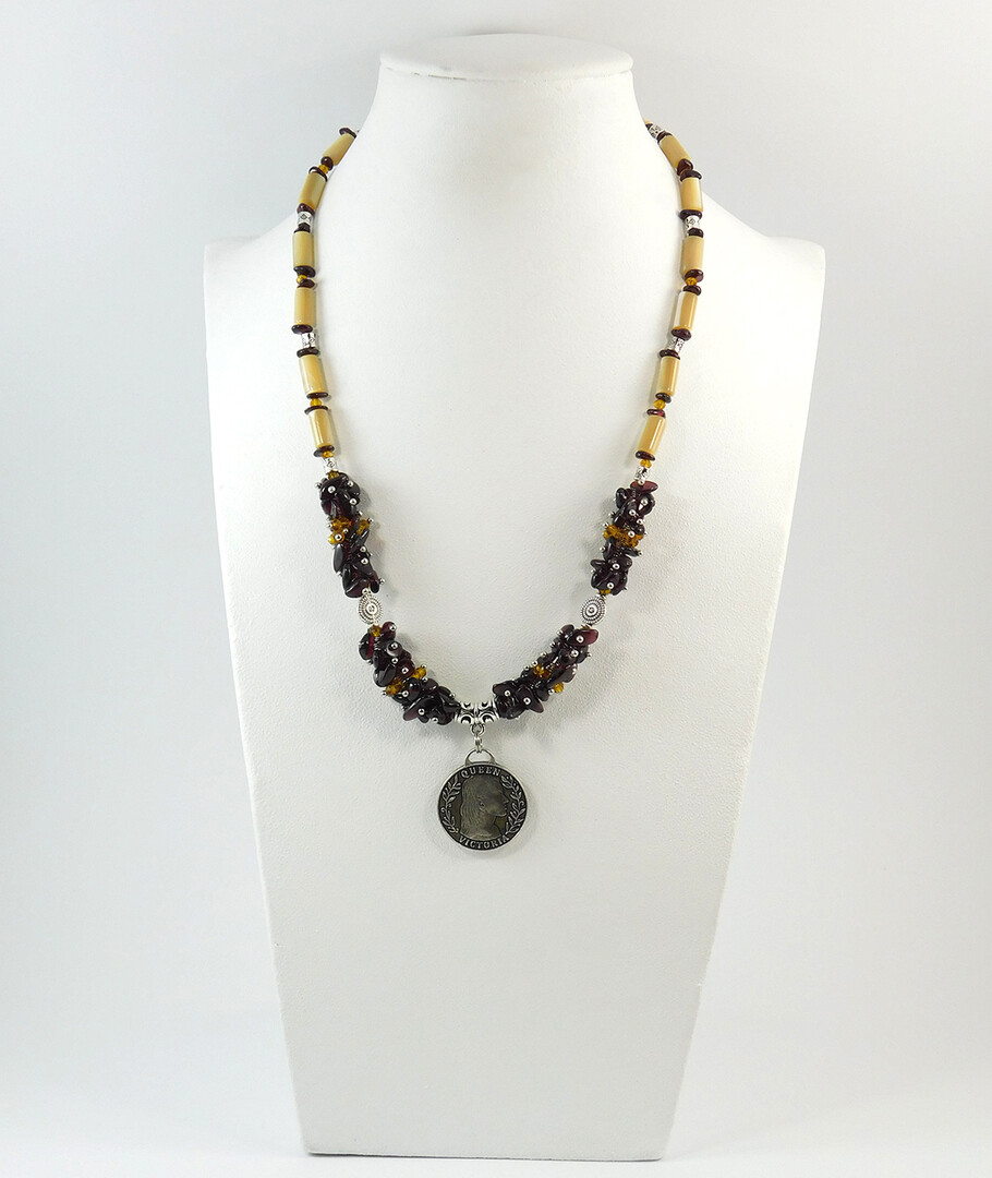 Necklace "Magic of the Forest" Jasper