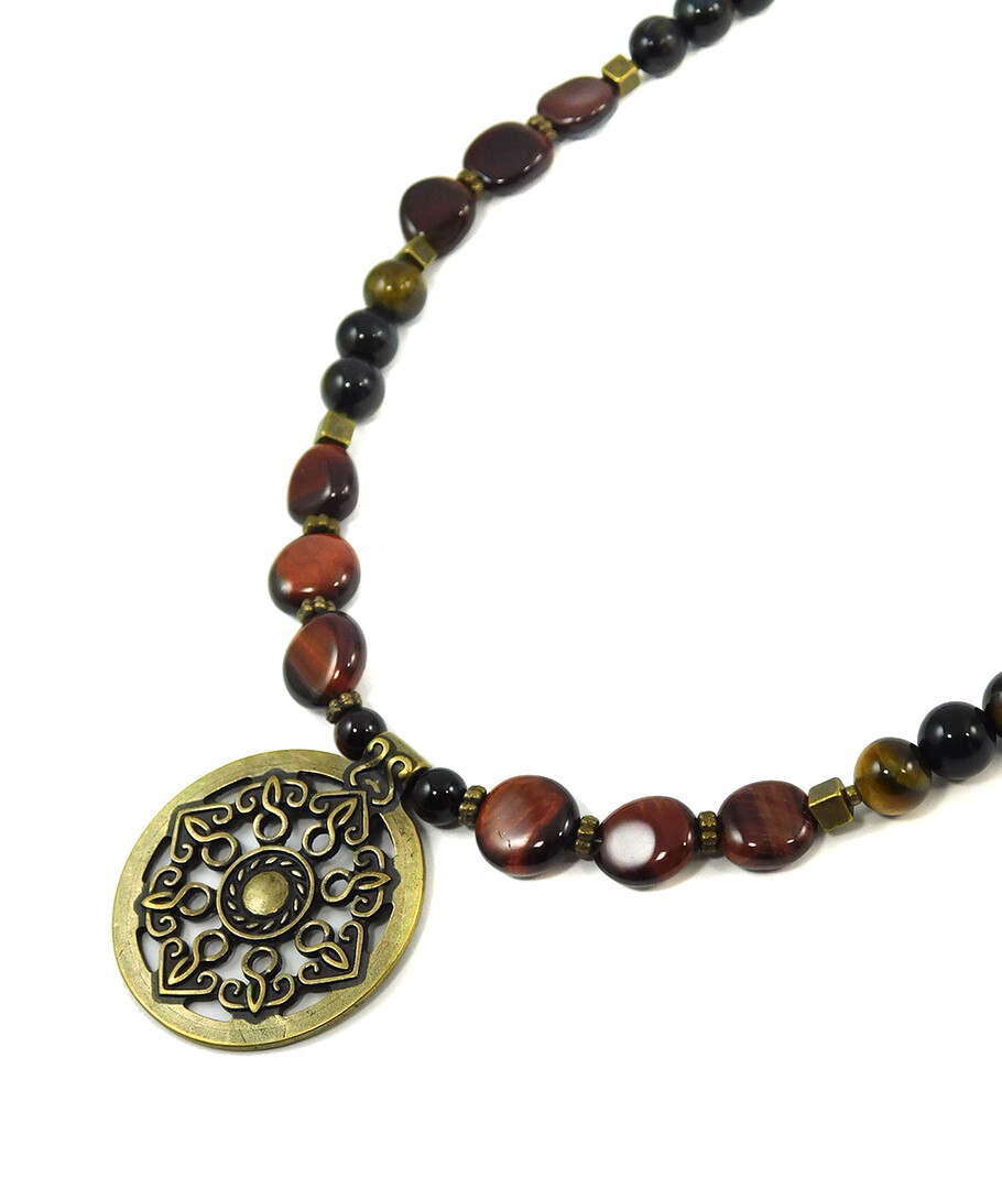 Necklace "Magic of the Forest" Jasper