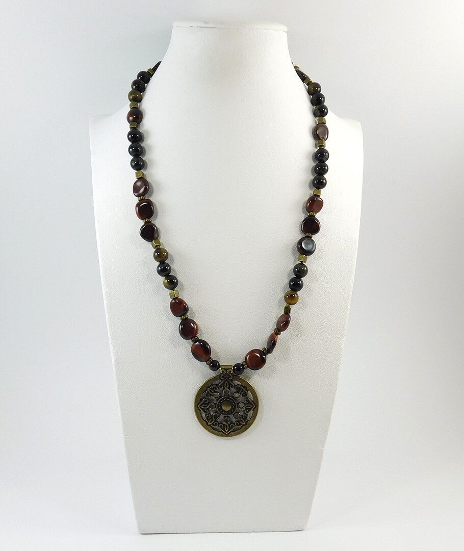 Necklace "Magic of the Forest" Jasper