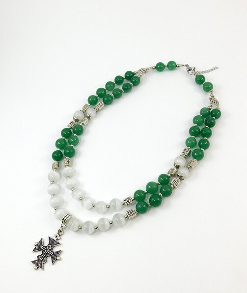 Necklace "Magic of the Forest" Jasper