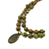 Necklace &quot;Magic of the Forest&quot; Jasper