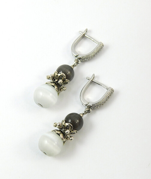 Earrings "Magic of the forest" Jasper