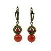 Earrings &quot;Magic of the forest&quot; Jasper