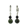 Earrings &quot;Magic of the forest&quot; Jasper