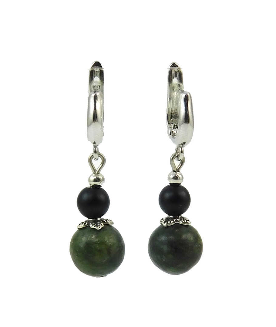 Earrings "Magic of the forest" Jasper