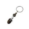 Exclusive keychain &quot;Mikhail&quot; Obsidian, Shungite press, Hematite, rondel