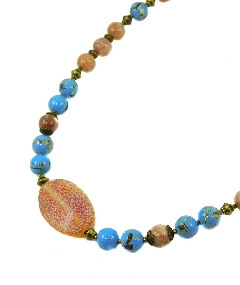 Necklace "Magic of the Forest" Jasper