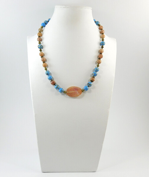 Necklace "Magic of the Forest" Jasper