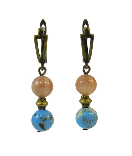 Earrings "Magic of the forest" Jasper