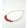 Exclusive necklace &quot;Coral pearls&quot; Coral, Pearls 