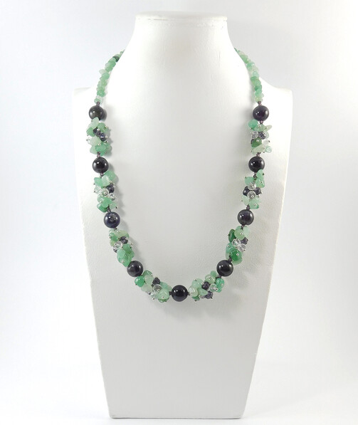 Exclusive necklace "Frescoes" Amethyst ("Colors" Collection)