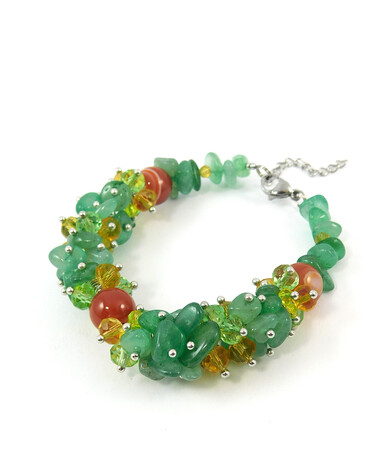 Exclusive bracelet "Jade Autumn"															