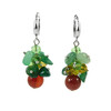 Exclusive earrings &quot;Jade Autumn&quot; Agate