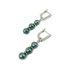 Exclusive earrings Colored pearls