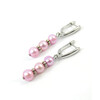 Exclusive earrings Colored pearls