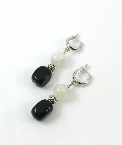 Earrings "Magic of the forest" Jasper