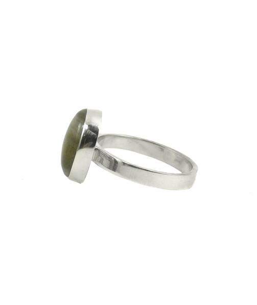 Coral ring, silver