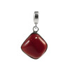 Agate ring 18х20мм, silver