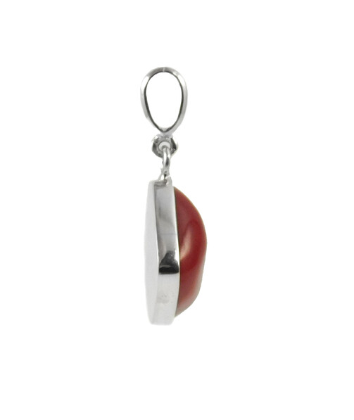 Agate ring 18х20мм, silver