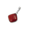 Agate ring 18х20мм, silver