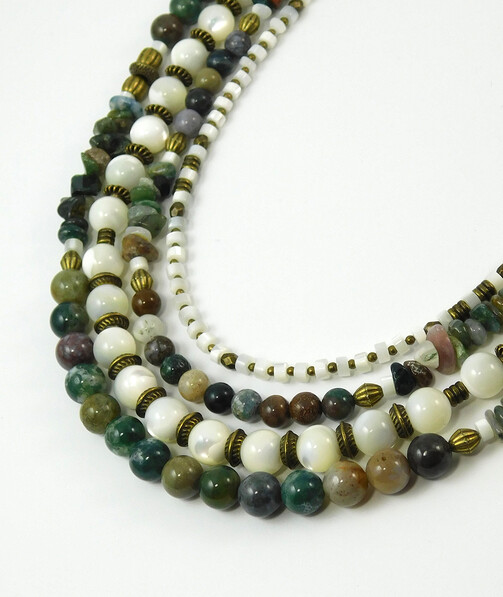 Necklace "Magic of the Forest" Jasper