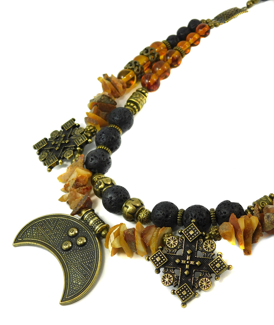 Necklace "Magic of the Forest" Jasper