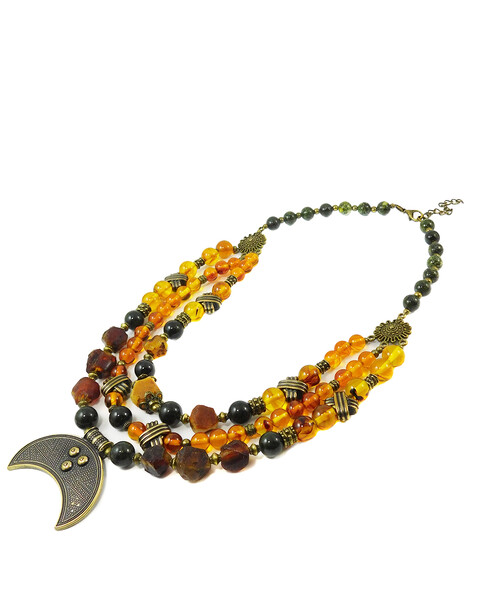 Necklace "Magic of the Forest" Jasper