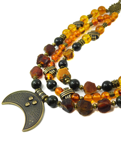 Necklace "Magic of the Forest" Jasper