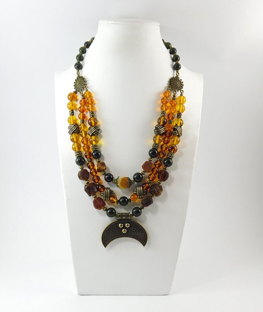 Necklace "Magic of the Forest" Jasper