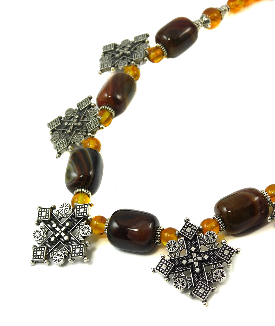 Necklace "Magic of the Forest" Jasper