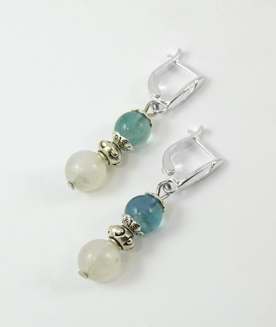 Earrings "Magic of the forest" Jasper